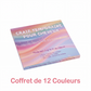 🌈 Craie temporaire pour cheveux – Couleur éclatante en quelques secondes, finition nacrée – Formule sûre et non toxique – Coffret de 12 teintes – Idéal pour fêtes et événements 🎉✨