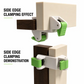 🔨🛒 -60% ! 🪥 Pince de Pose pour Panneau de Remplissage – Serrage Rapide, Double Face & Patins Caoutchouc Protecteurs.