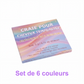 🌈 Craie temporaire pour cheveux – Couleur éclatante en quelques secondes, finition nacrée – Formule sûre et non toxique – Coffret de 12 teintes – Idéal pour fêtes et événements 🎉✨