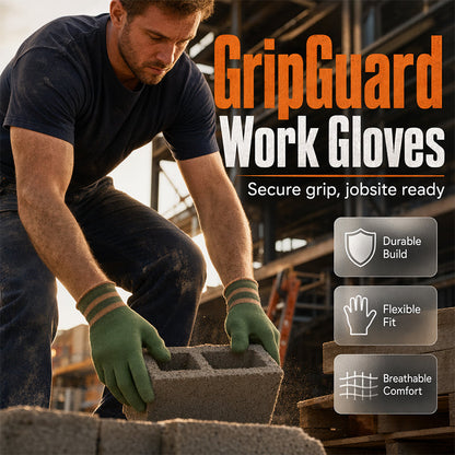 🛡️🛒 -60% ! 🧤 Gants de Travail Flexibles Respirants Antidérapants – Résistants, Confortables & Polyvalents.