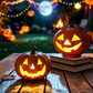 🎃 Lanterne Citrouille Solaire Halloween – Décoration LED Extérieure Étanche pour Jardin et Terrasse