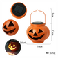 🎃 Lanterne Citrouille Solaire Halloween – Décoration LED Extérieure Étanche pour Jardin et Terrasse