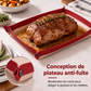 Tapis de cuisson en silicone réutilisable antiadhésif