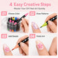 💅 50% DE RÉDUCTION! 🎨 Set de 12 stylos nail art – Double pointe, précis & créatif ✨