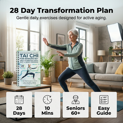 🧘📖Livre « 28 Jours de Tai-Chi » – Programme Progressif pour Débutants & Séances 10 min for Bien-être à la Maison 🌿