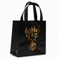 🎉 Soldes 2026 — Plus de 12 000 vendus !🎄 Sac Cadeau de Noël en Non-Tissé Noir – Détails Dorure Or Réutilisable ✨