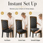 🪑✨ -60% ! 🧵Housse de Chaise Extensible – Ajustement Parfait & Tissu Lavable.