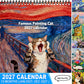 🗓️ PROMO FLASH : 50% DE RÉDUCTION !🐱 Calendrier 2027 Mèmes de Chats Drôles✨