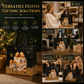 🎉 Soldes 2026 — Plus de 12 000 vendus !🎄 Sac Cadeau de Noël en Non-Tissé Noir – Détails Dorure Or Réutilisable ✨
