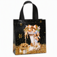 🎉 Soldes 2026 — Plus de 12 000 vendus !🎄 Sac Cadeau de Noël en Non-Tissé Noir – Détails Dorure Or Réutilisable ✨