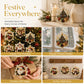 🎄 Kit de Décorations de Noël à Faire Soi-Même – Strass 5D Nacrés, Acrylique Premium, à Suspendre