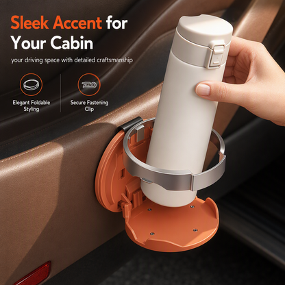 🥤Porte-gobelet pliable et multifonctionnel pour les portières de voiture, pour boissons