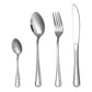 🍴 50% DE RÉDUCTION! ✨ Couverts 4 pièces inox – Finition miroir & lame micro‑dentelée ✨