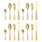 🍴 50% DE RÉDUCTION! ✨ Couverts 4 pièces inox – Finition miroir & lame micro‑dentelée ✨