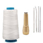 🧵 50% DE RÉDUCTION! ✨ Kit d'alêne cuir – Manche cuivre & aiguilles interchangeables ✨