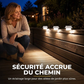 🌤️🏡 Lampe Solaire LED pour Gouttière et Mur Extérieur – Sans Câblage, Compacte et Disponible en Deux Ambiances
