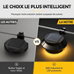 🌤️🏡 Lampe Solaire LED pour Gouttière et Mur Extérieur – Sans Câblage, Compacte et Disponible en Deux Ambiances