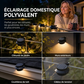 🌤️🏡 Lampe Solaire LED pour Gouttière et Mur Extérieur – Sans Câblage, Compacte et Disponible en Deux Ambiances