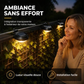 🌤️🏡 Lampe Solaire LED pour Gouttière et Mur Extérieur – Sans Câblage, Compacte et Disponible en Deux Ambiances