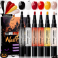 Ensemble de stylos à vernis à ongles Halloween à séchage rapide