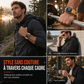 Bracelet de montre connectée intégré avec étui de protection, bracelet de sport translucide à blocs de couleurs pour montres de 40 mm, 41 mm, 42 mm, 44 mm, 45 mm, 46 mm et 49 mm