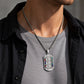 🛡️ PROMO FLASH : 50% DE RÉDUCTION ! Pendentif de Protection pour Homme en Acier Inoxydable – Design Vintage Inspiré, Finition Polie Résistante & Chaîne 60 cm for un Look Streetwear Affirmé et Durable ✨📿