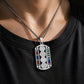 🛡️ PROMO FLASH : 50% DE RÉDUCTION ! Pendentif de Protection pour Homme en Acier Inoxydable – Design Vintage Inspiré, Finition Polie Résistante & Chaîne 60 cm for un Look Streetwear Affirmé et Durable ✨📿