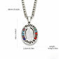 🛡️ PROMO FLASH : 50% DE RÉDUCTION ! Pendentif de Protection pour Homme en Acier Inoxydable – Design Vintage Inspiré, Finition Polie Résistante & Chaîne 60 cm for un Look Streetwear Affirmé et Durable ✨📿