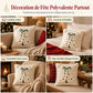 ⏳🔥OFFRE LIMITÉE : -50% ! ⏰Housse de coussin décorative sapin de Noël brodé avec nœud (45x45cm) | Pour canapé de salon🎄🧸