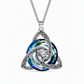 50% de Réduction – Collier Pendentif Pierre de Naissance, Nœud Celtique