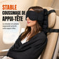 😴 PROMO LIMITÉE -50% 🧸 Ensemble Oreiller & Masque 3D — Sangles Réglables