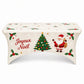 Housse de table extensible ajustée de Noël pour tables rectangulaires