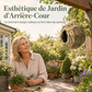 Nid d'oiseau sphérique en paille tressée à la main, avec ouverture ronde, pour la décoration des jardins et des cours extérieurs