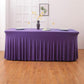 ✨🥂 Housse de Table Plissée pour Événements – Spandex Extensible 2-en-1, Infroissable et Drapé Parfait