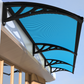 🏡 50% DE RÉDUCTION! 🌧️ Auvent marquise porte & fenêtre – Polycarbonate anti-UV & support renforcé ✨