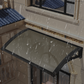 🏡 50% DE RÉDUCTION! 🌧️ Auvent marquise porte & fenêtre – Polycarbonate anti-UV & support renforcé ✨