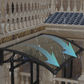 🏡 50% DE RÉDUCTION! 🌧️ Auvent marquise porte & fenêtre – Polycarbonate anti-UV & support renforcé ✨