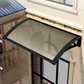 🏡 50% DE RÉDUCTION! 🌧️ Auvent marquise porte & fenêtre – Polycarbonate anti-UV & support renforcé ✨