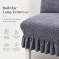 🪑 PROMO FLASH : 50% DE RÉDUCTION ! Housse de Chaise de Salle à Manger Extensible en Jacquard Texturé – Motif Géométrique, Tissu Extensible & Finition Soignée pour Rafraîchir vos Chaises sans Changer de Mobilier for une Salle à Manger Réinventée ✨