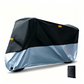 🏍️ PROMO -50% ✨ Housse de Moto Imperméable — Trous Antivol & Bandes Réfléchissantes 🌧️