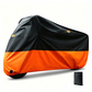 🏍️ PROMO -50% ✨ Housse de Moto Imperméable — Trous Antivol & Bandes Réfléchissantes 🌧️