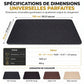 📢📢 50 % de réduction !! ⏰ Tapis de coffre universel en cuir PVC pour berlines et SUV, facile à nettoyer, 100 x 70 cm