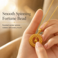 🌙 50% DE RÉDUCTION! ✨ Collier attrape-rêves – Pendentif filigrane doré & perle tournante ✨