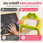 🎨 Tableau de Dessin Magnétique pour Enfants : Écran 4 Couleurs, Sans Désordre, Convertible, Attache Sécurisée