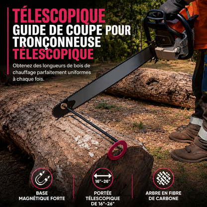 📢 -50% !! ⏰ Outil de marquage pour découpe de tronçonneuse – Guide d'alignement pour coupe du bois 🔧