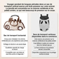 Sac de transport à bandoulière et sac à dos pour animaux de compagnie, portable et respirant