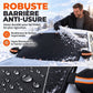 🚗Housse de Pare-Brise Voiture 4 Saisons Épaissie – Anti-Givre Magnétique, Protection UV & Rétroviseurs Intégrés