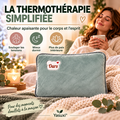 🔥 Bouillotte électrique rechargeable antidéflagrante – chauffe rapide, extinction automatique, chaleur durable
