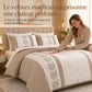 50% de Réduction – Parure de Lit 3 Pièces Velours Polaire Housse Couette Hiver