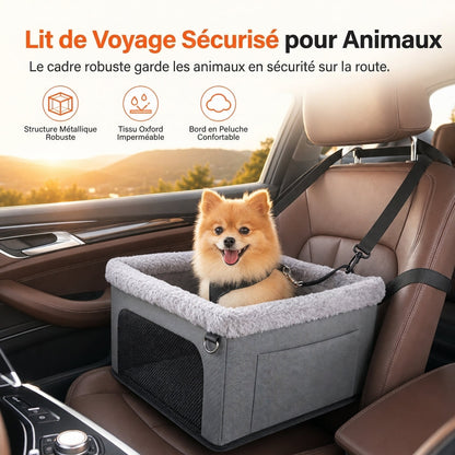🐶 RÉDUCTION LIMITÉE DE 50% ! 🚗 Siège rehausseur robuste pour chien en voiture – Cadre en métal rigide, tissu Oxford imperméable et protection de siège 🛡️